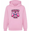 Sweat à capuche gymnastique – Fringoo gaming rose for Girls Cotton Rich Soft Hooded – gaming Pad rose