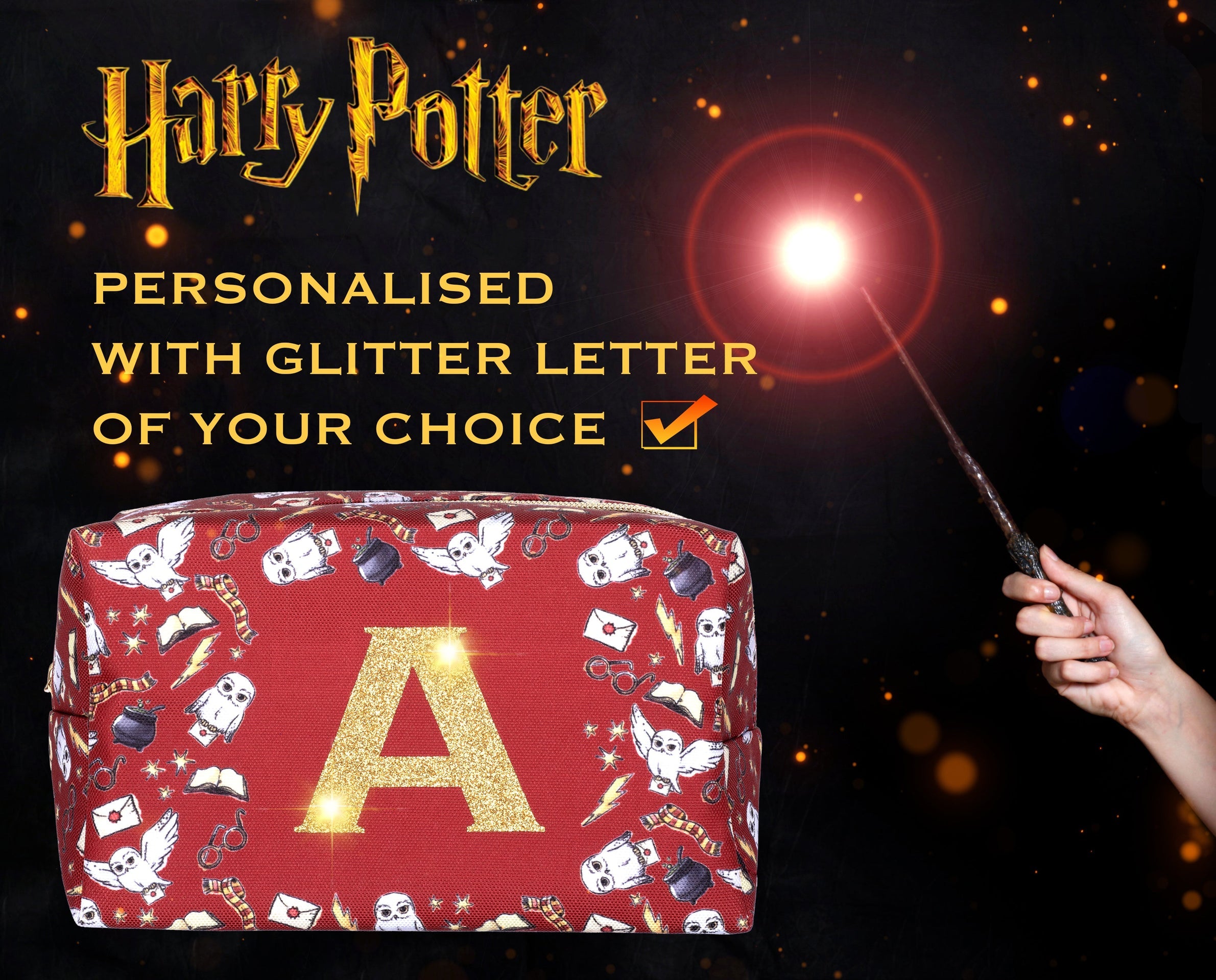 Harry Potter trousse de maquillage – pailleté Letter