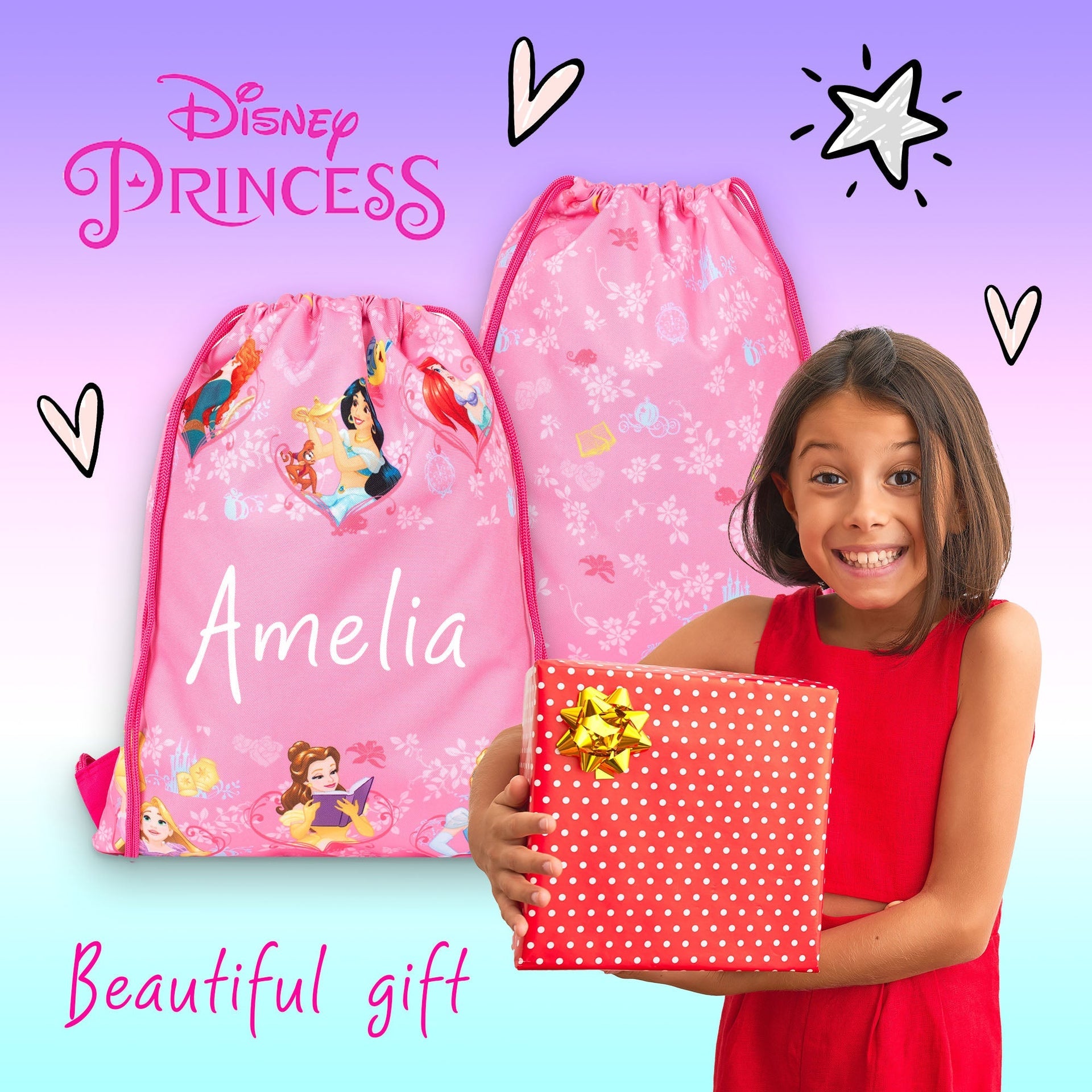 Sac à cordon – Disney Princess for