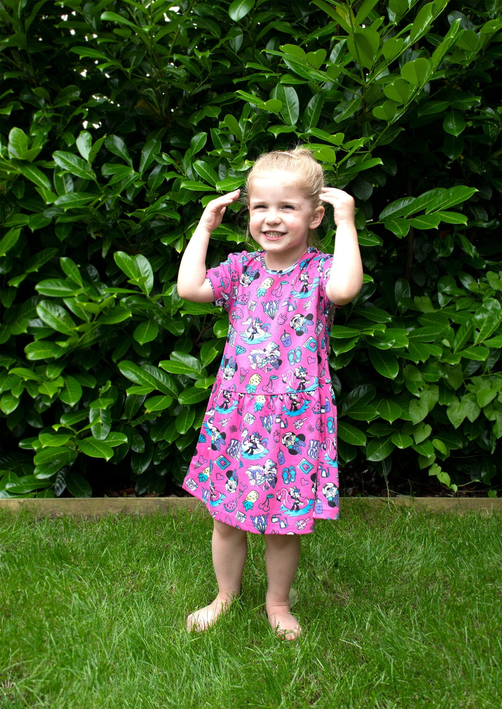 Robe – Disney Minnie Mouse Dress – rose Doodle