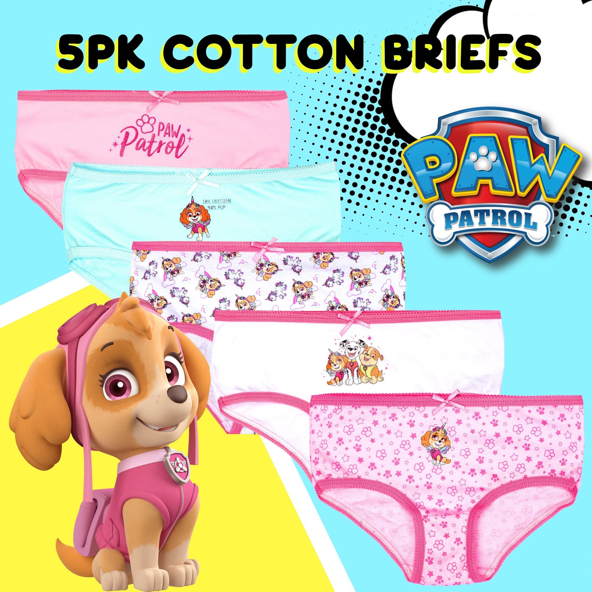 Sous-vêtement enfant – PAW Patrol – rose