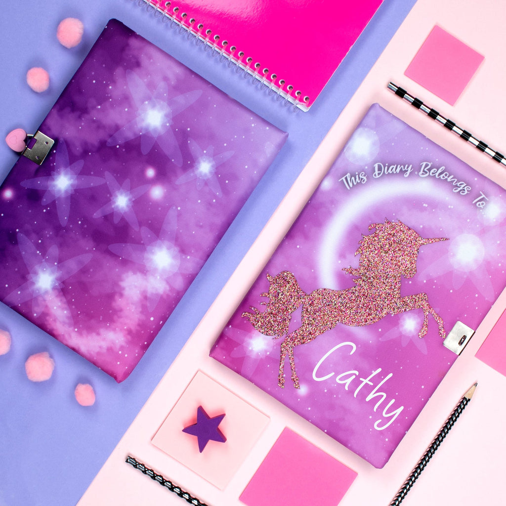 Carnet – pailleté licorne