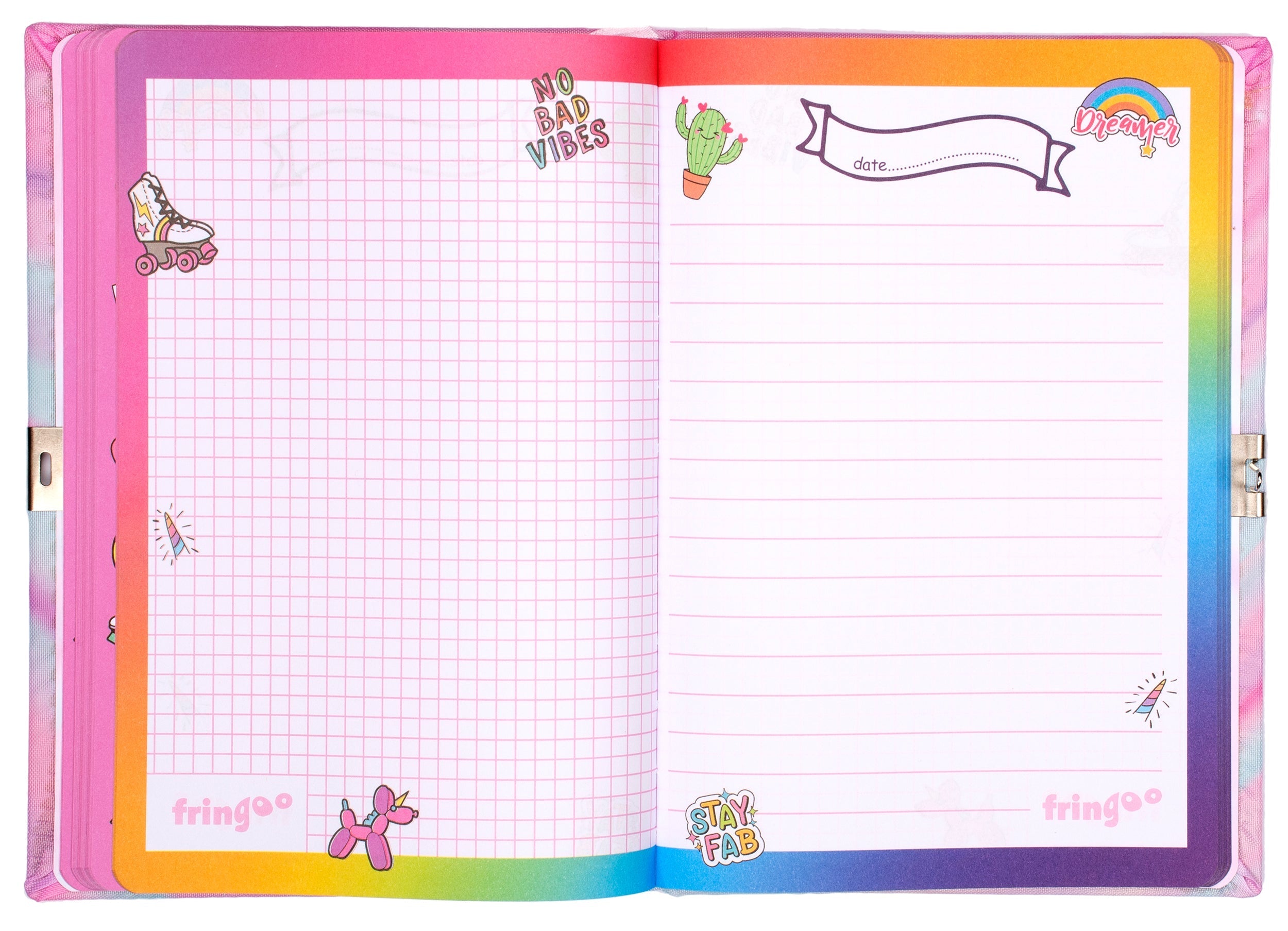 Carnet – pailleté licorne