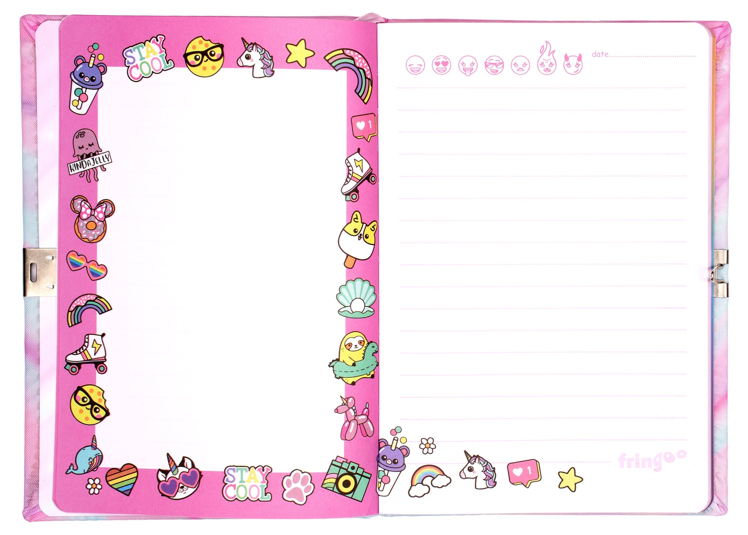 Carnet – pailleté licorne