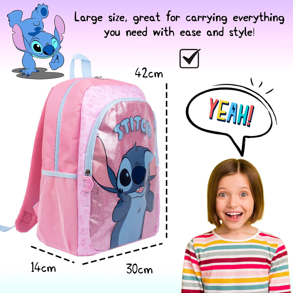 Sac à dos – Disney Stitch pailleté for Girls | Fringoo