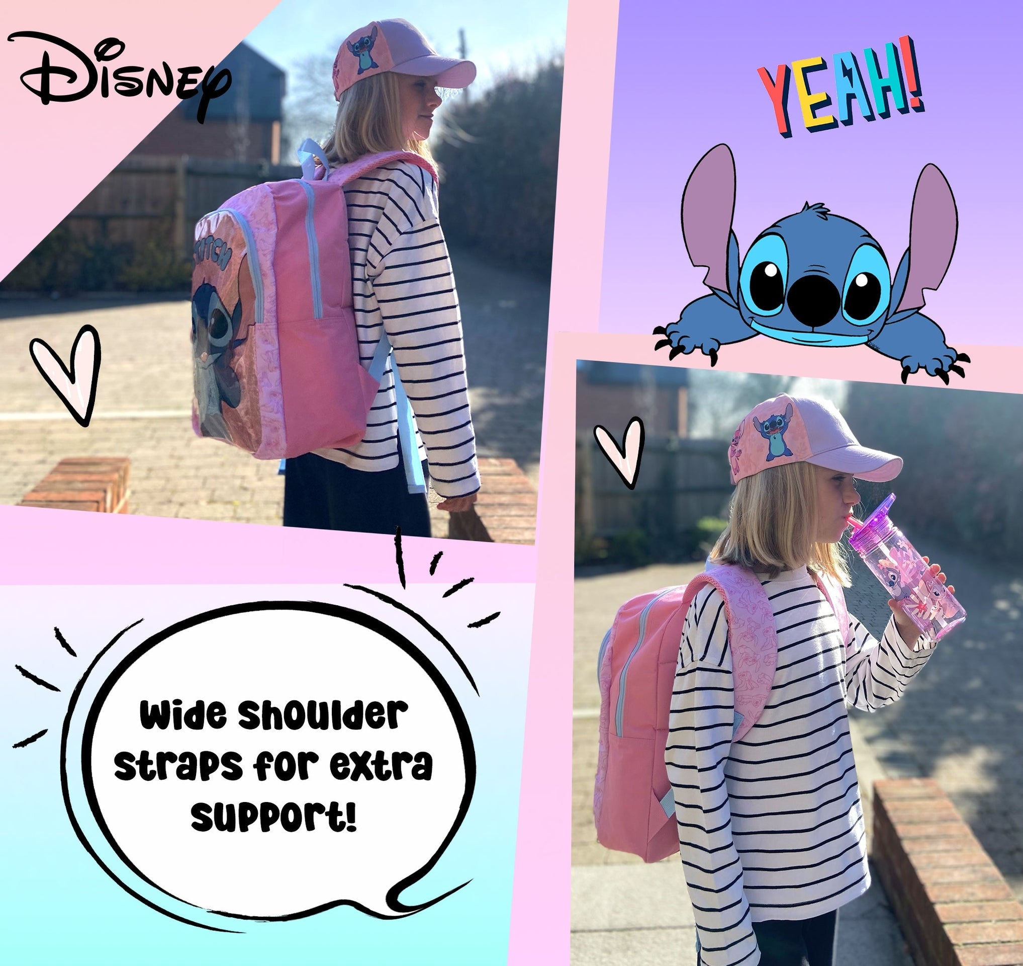 Sac à dos – Disney Stitch pailleté for Girls | Fringoo