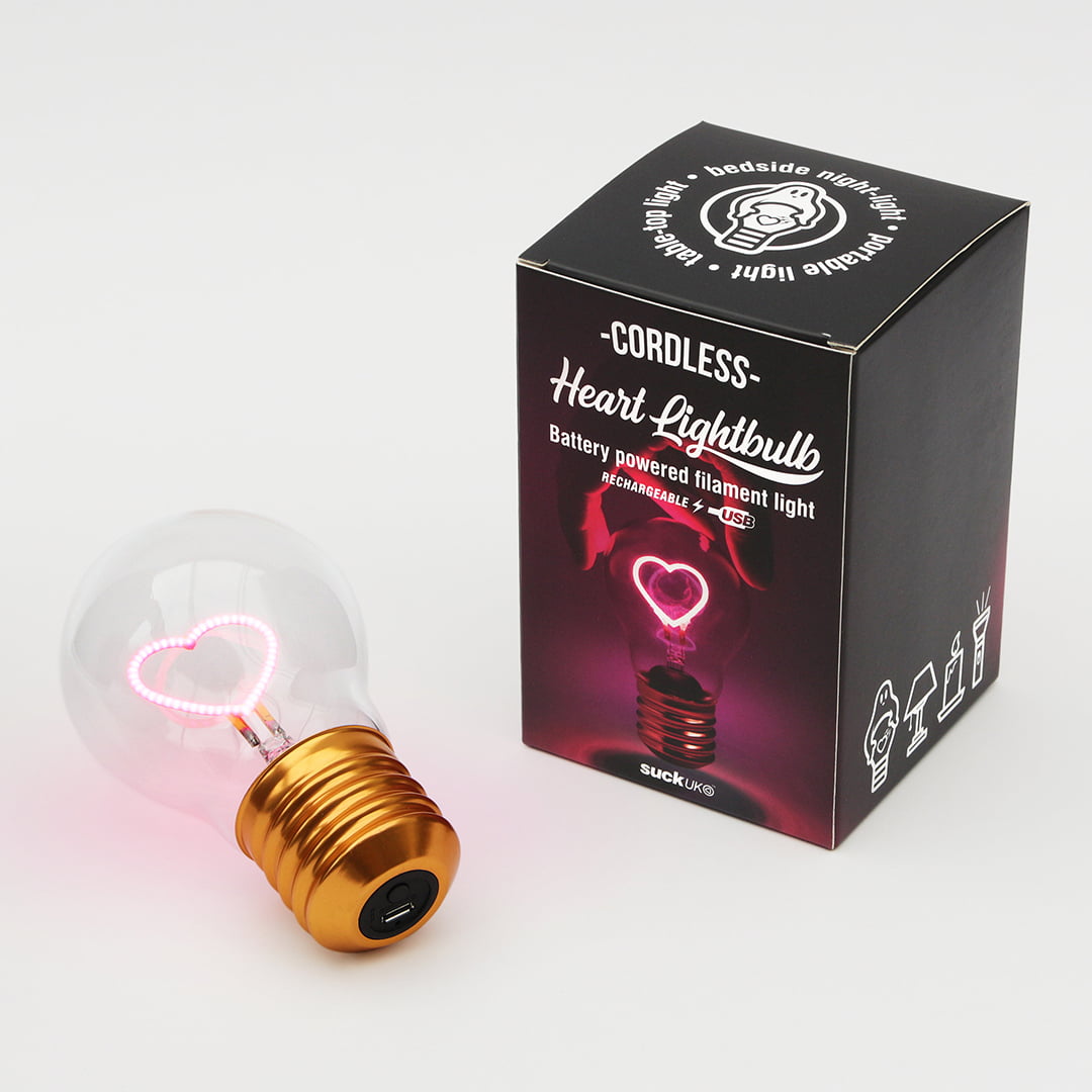 Ampoule sans fils Cœur