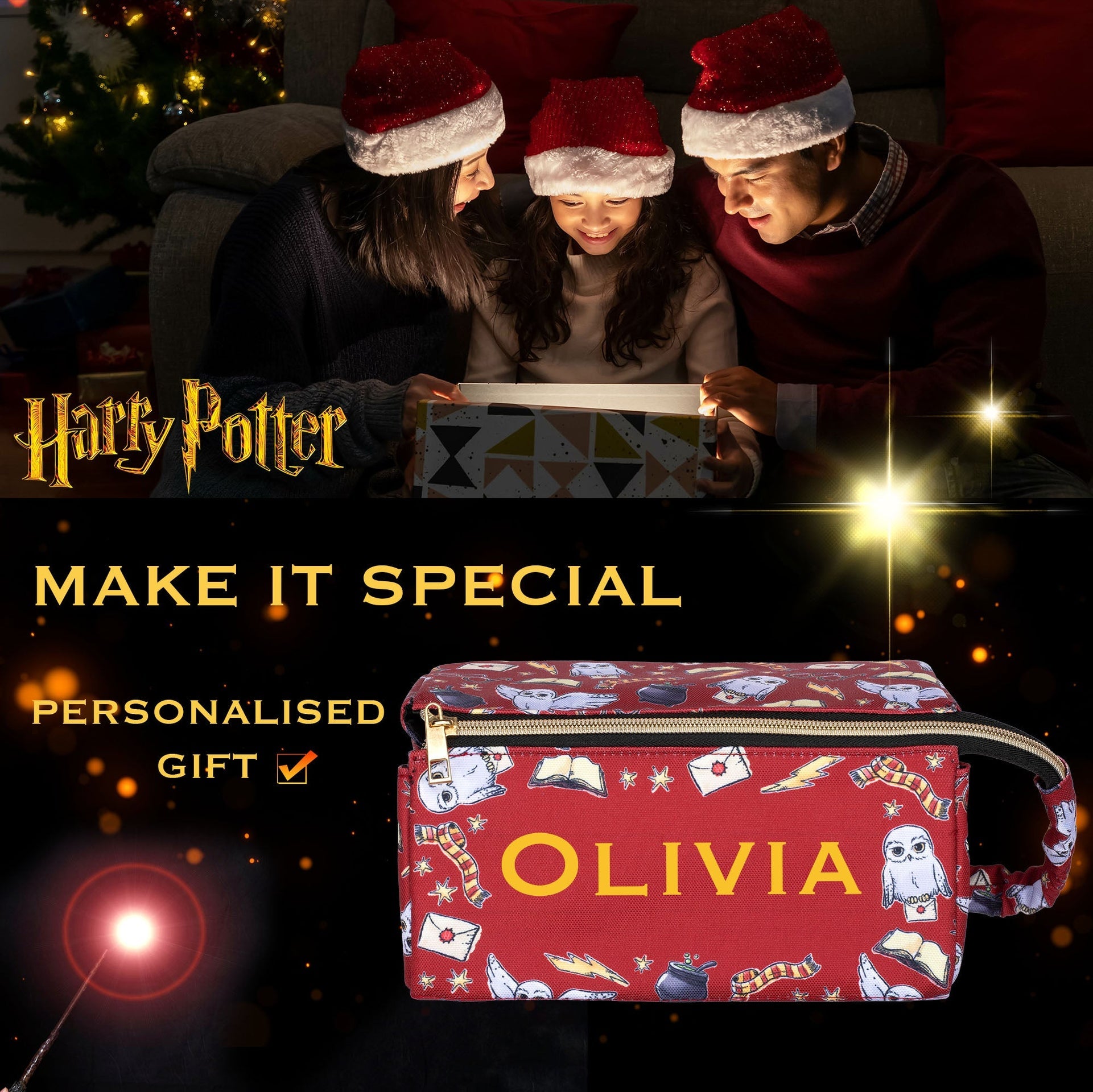 Trousse de maquillage – Harry Potter – Burgundy