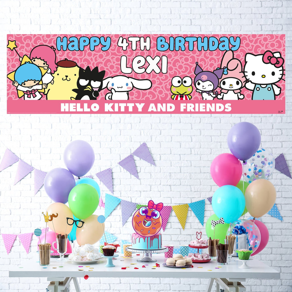 Bannière d’anniversaire – Hello Kitty