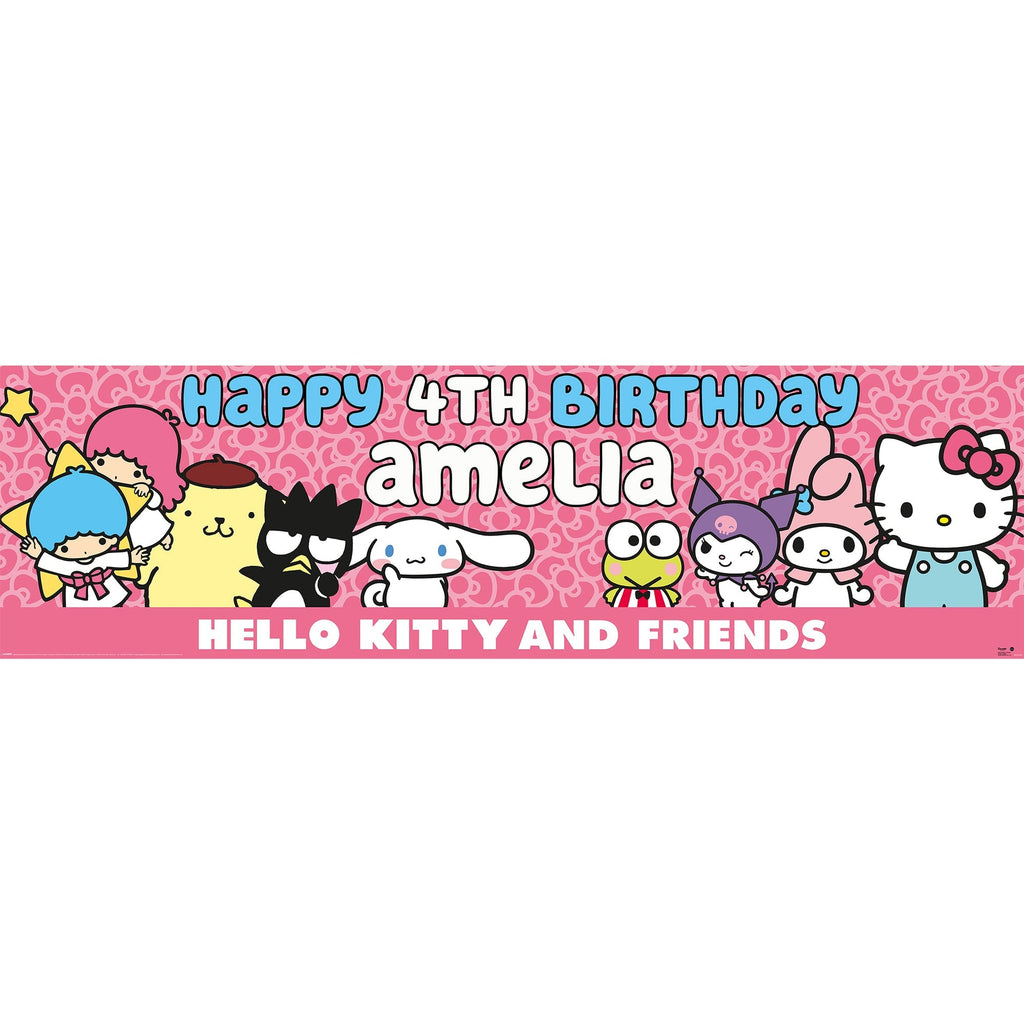 Bannière d’anniversaire – Hello Kitty