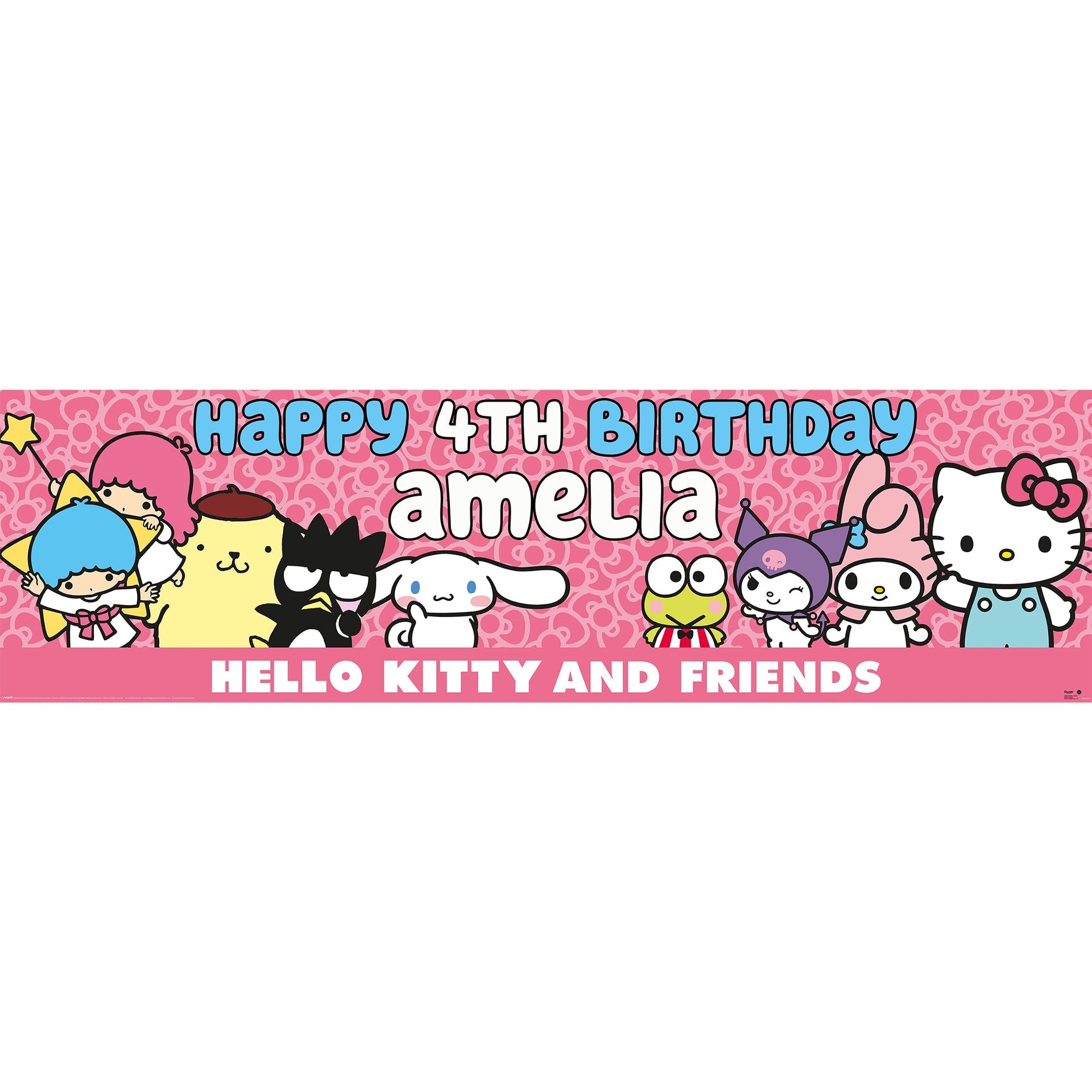 Bannière d’anniversaire – Hello Kitty