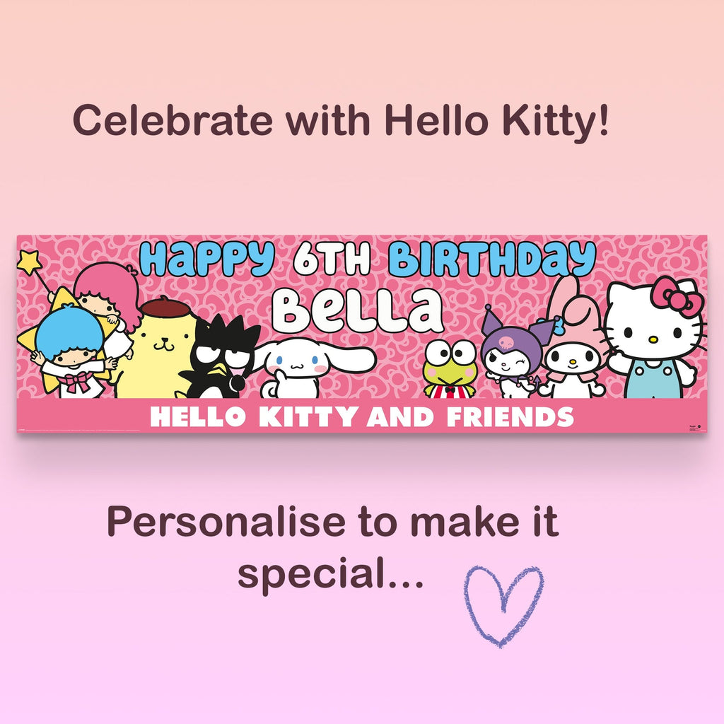 Bannière d’anniversaire – Hello Kitty