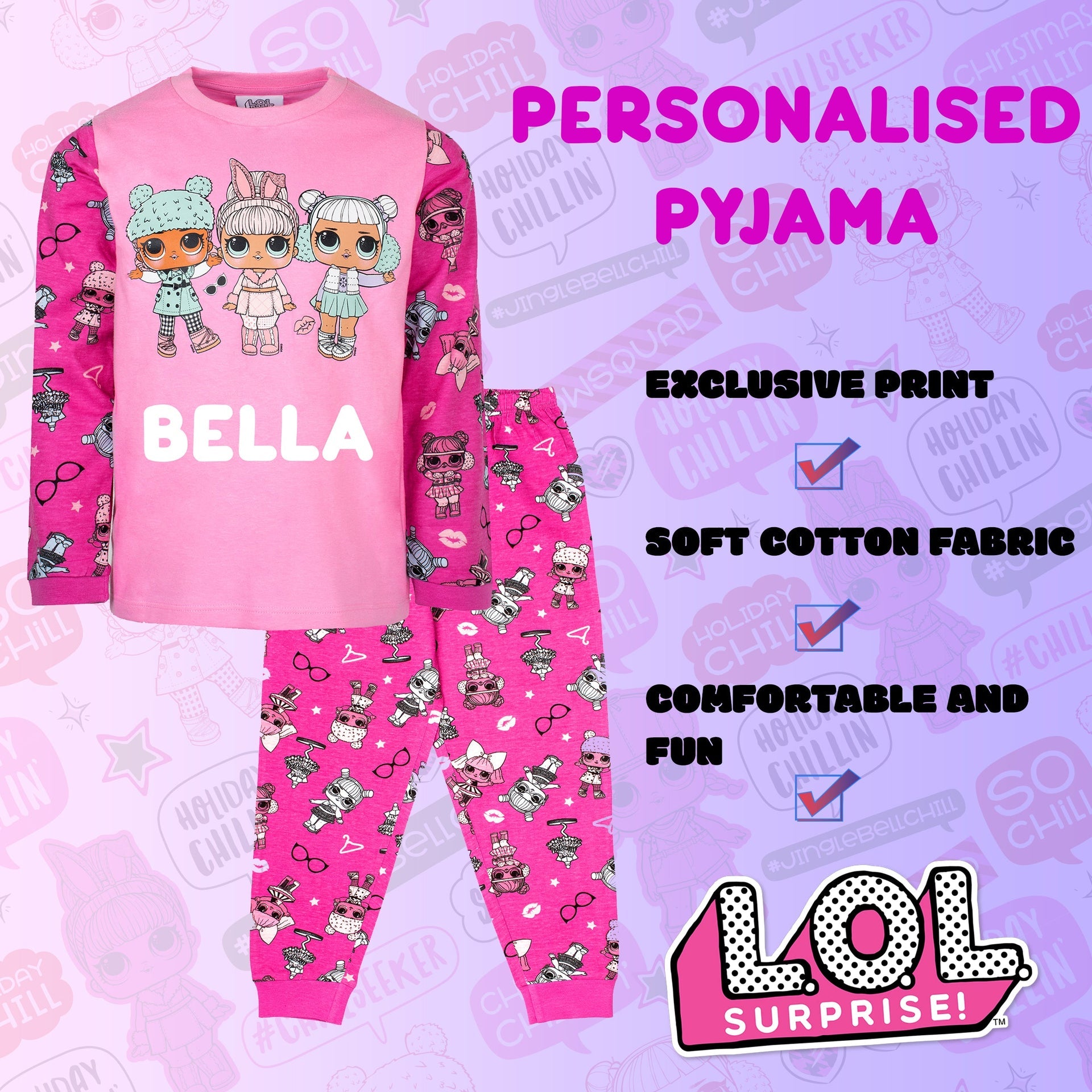 Pyjama – LOL – rose