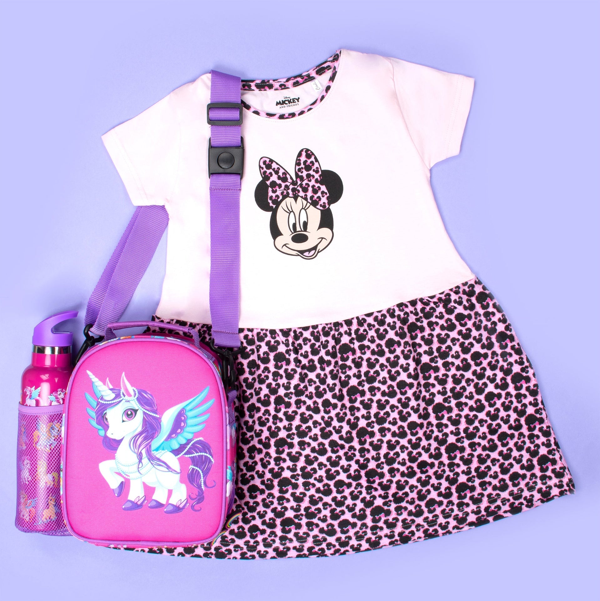Robe – Disney Minnie Mouse Dress – rose Leopard