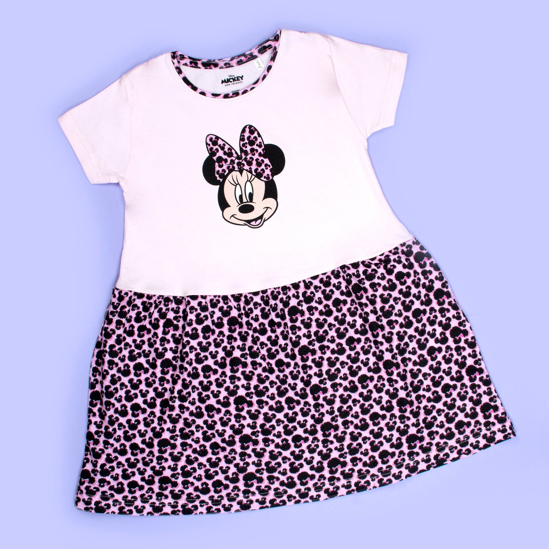 Robe – Disney Minnie Mouse Dress – rose Leopard