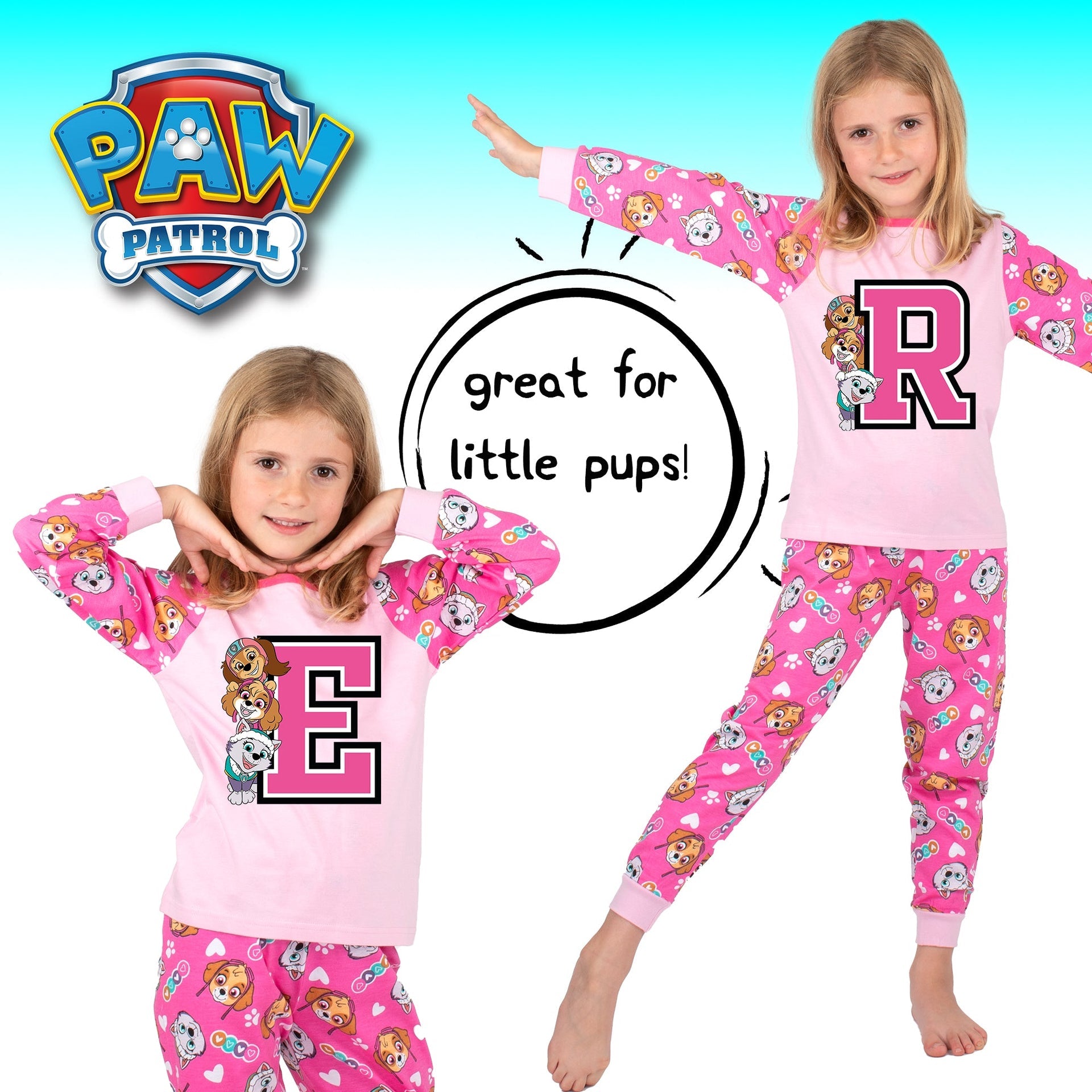 Pyjama – Paw Patrol with Letter