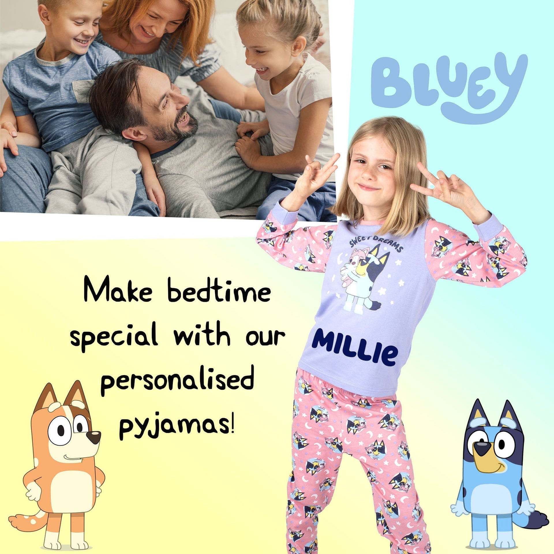 Pyjama – Bluey -violet