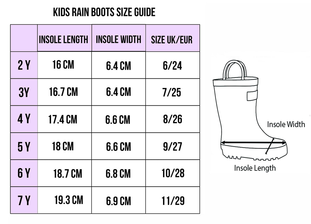 Bottes de pluie – Rainbows