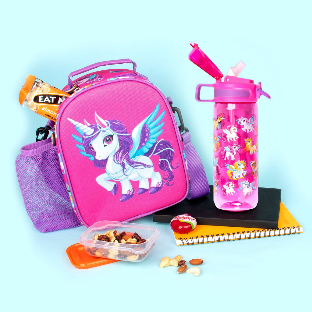 Gourde – avec paille 600 ml – Magic licorne