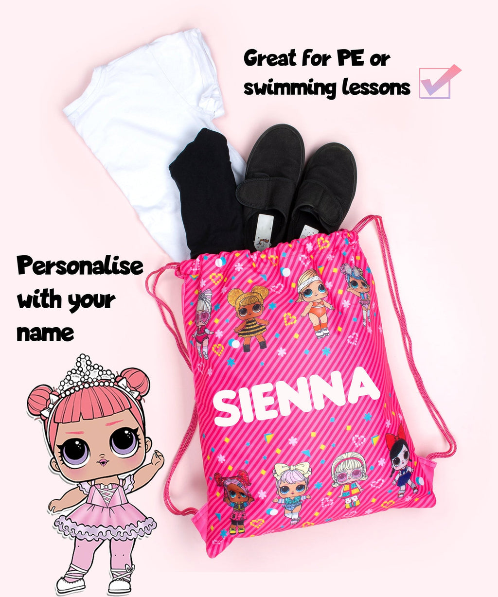 Sac à cordon – LOL Surprise PE sac à cordon | with Name | Fringoo