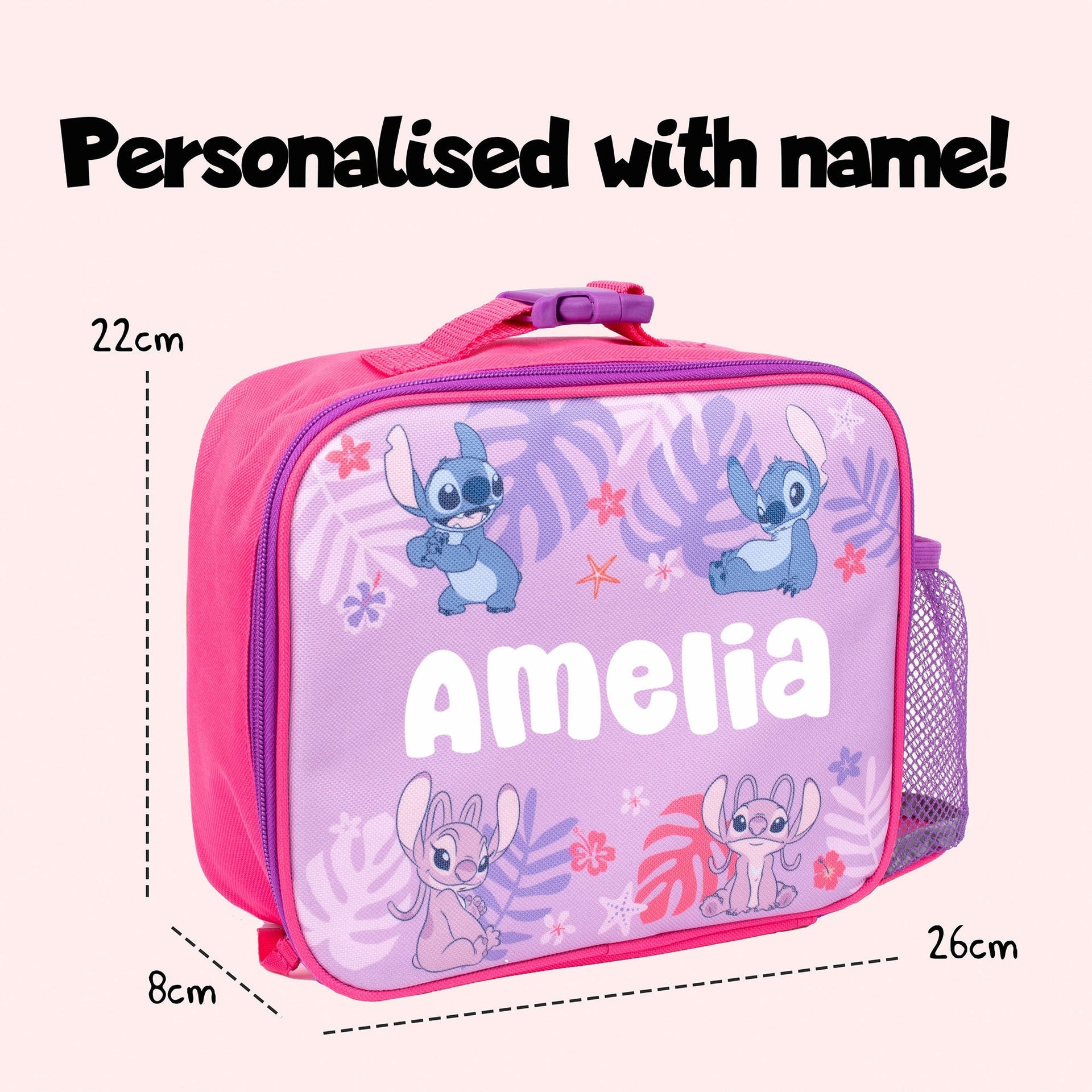 Sac repas – Stitch et Angel