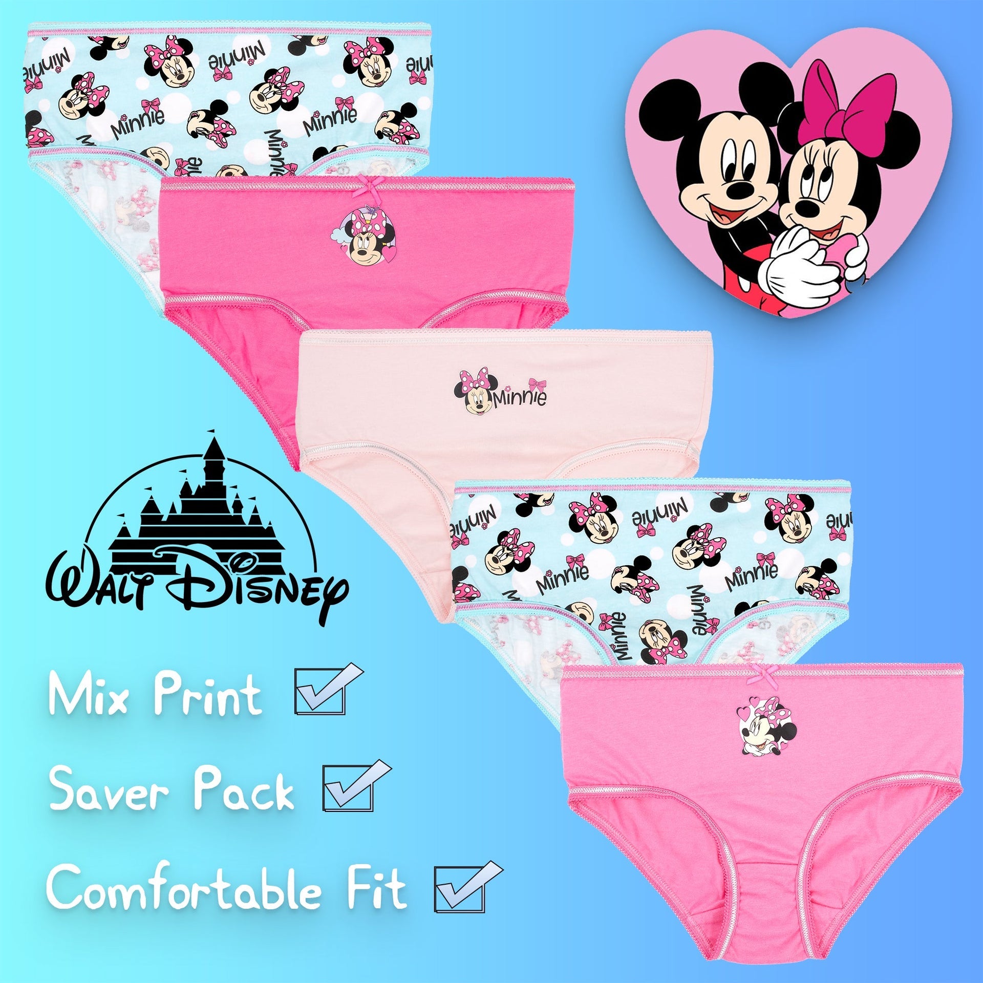 Sous-vêtement enfant – Minnie Mouse