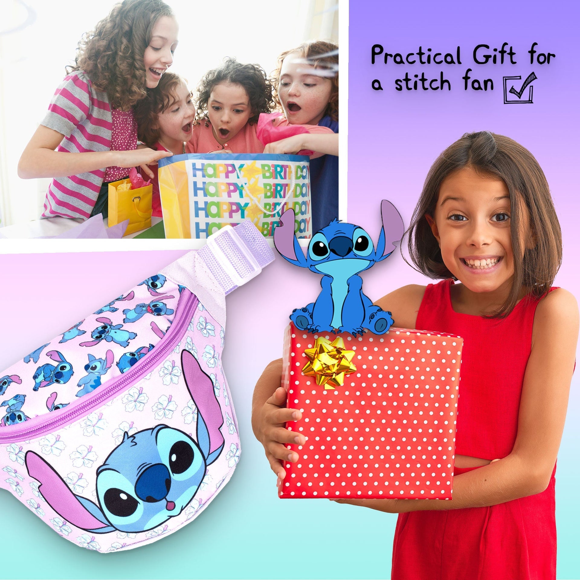 Sac banane ceinture – Stitch