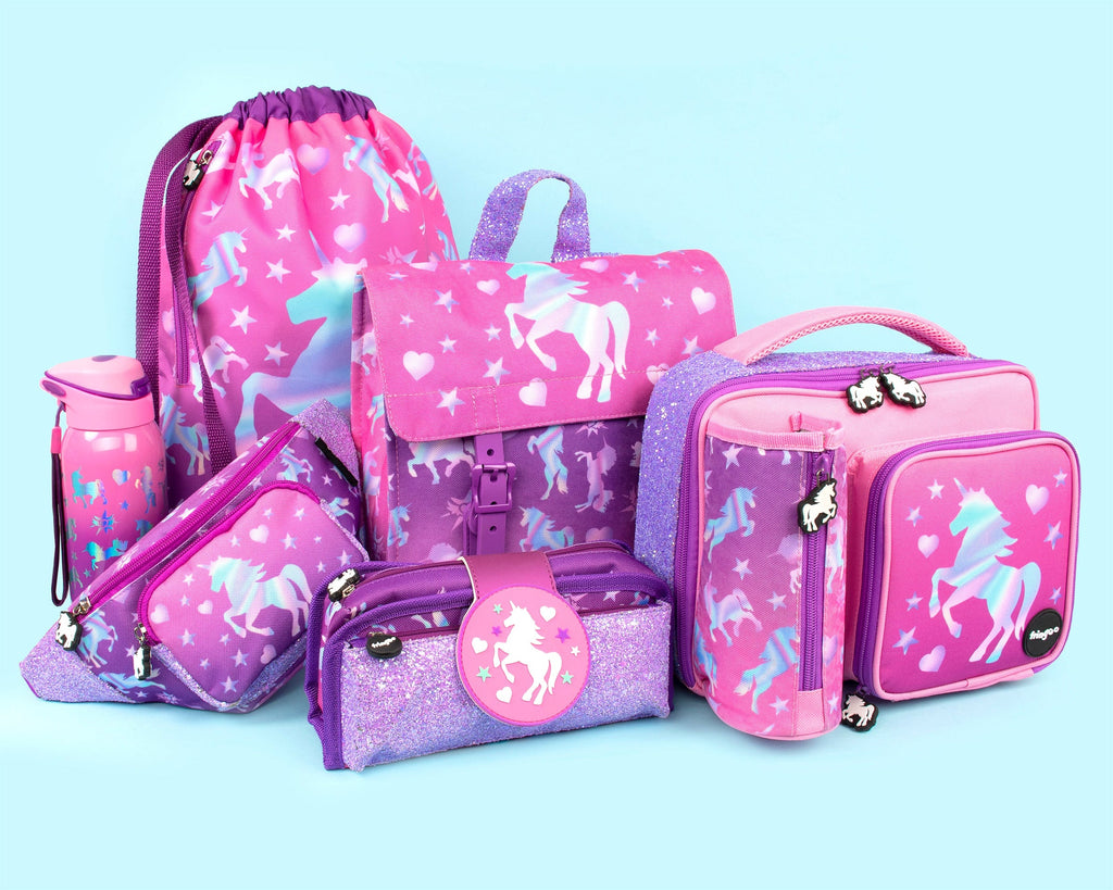 Sac à cordon avec bandoulière – licorne Ombre
