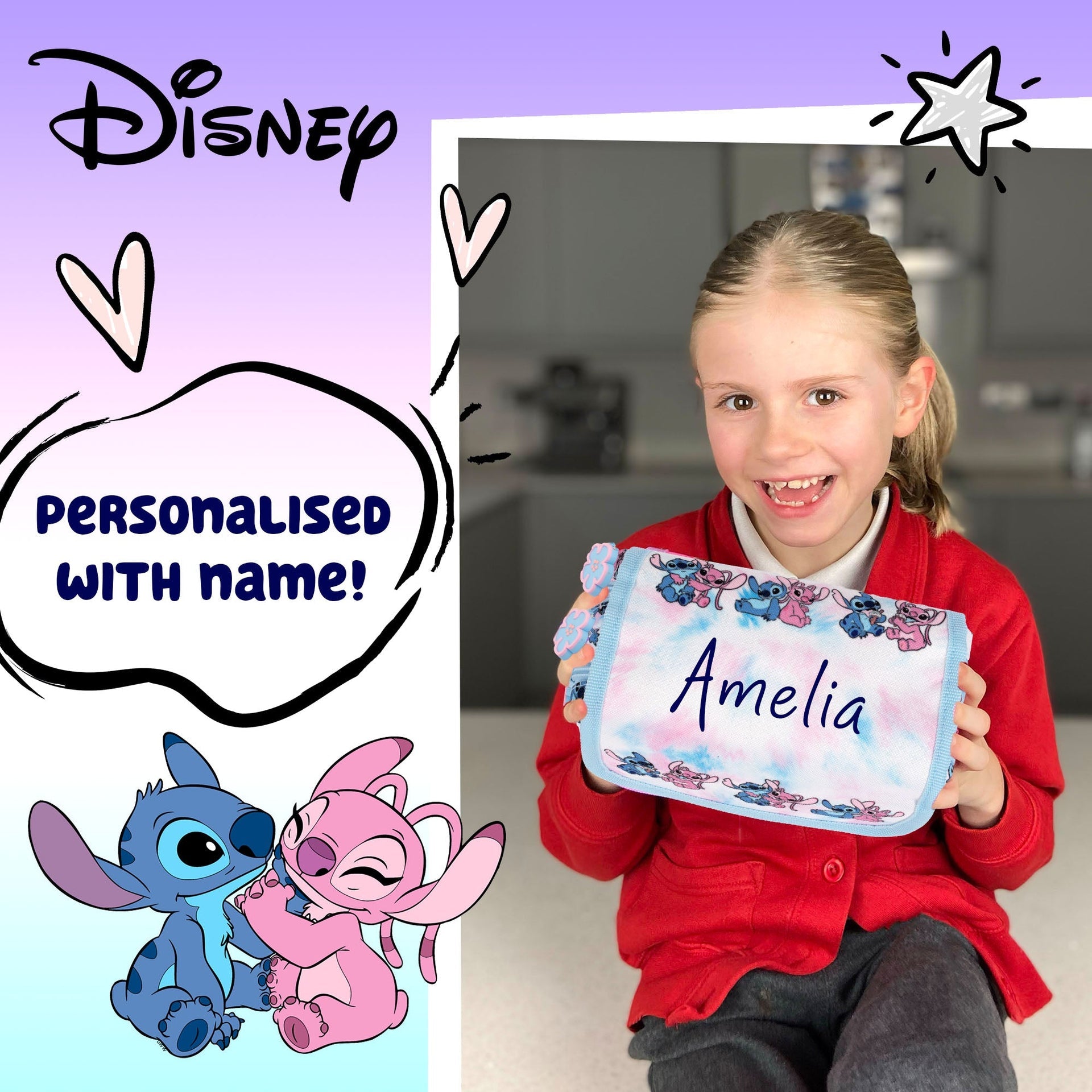 Trousse scolaire – Stitch Tie Dye
