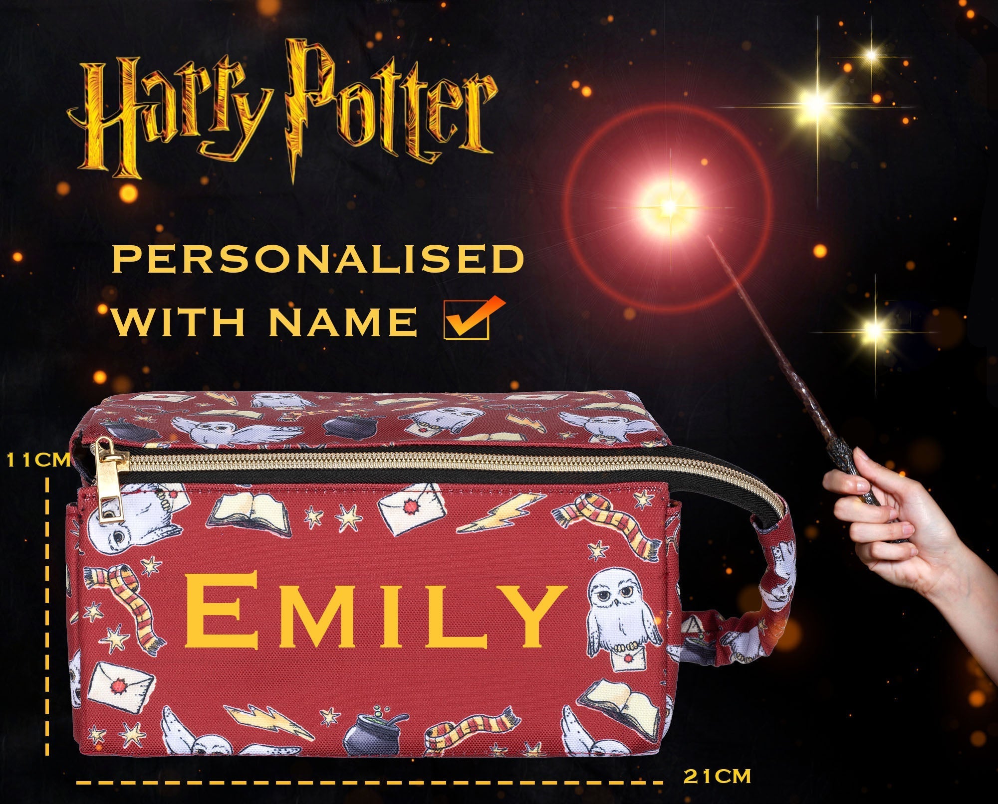 Trousse de maquillage – Harry Potter – Burgundy