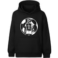 Sweat à capuche football – Fringoo football noir for Girls Cotton Rich Soft Hooded – football Ball Girls noir
