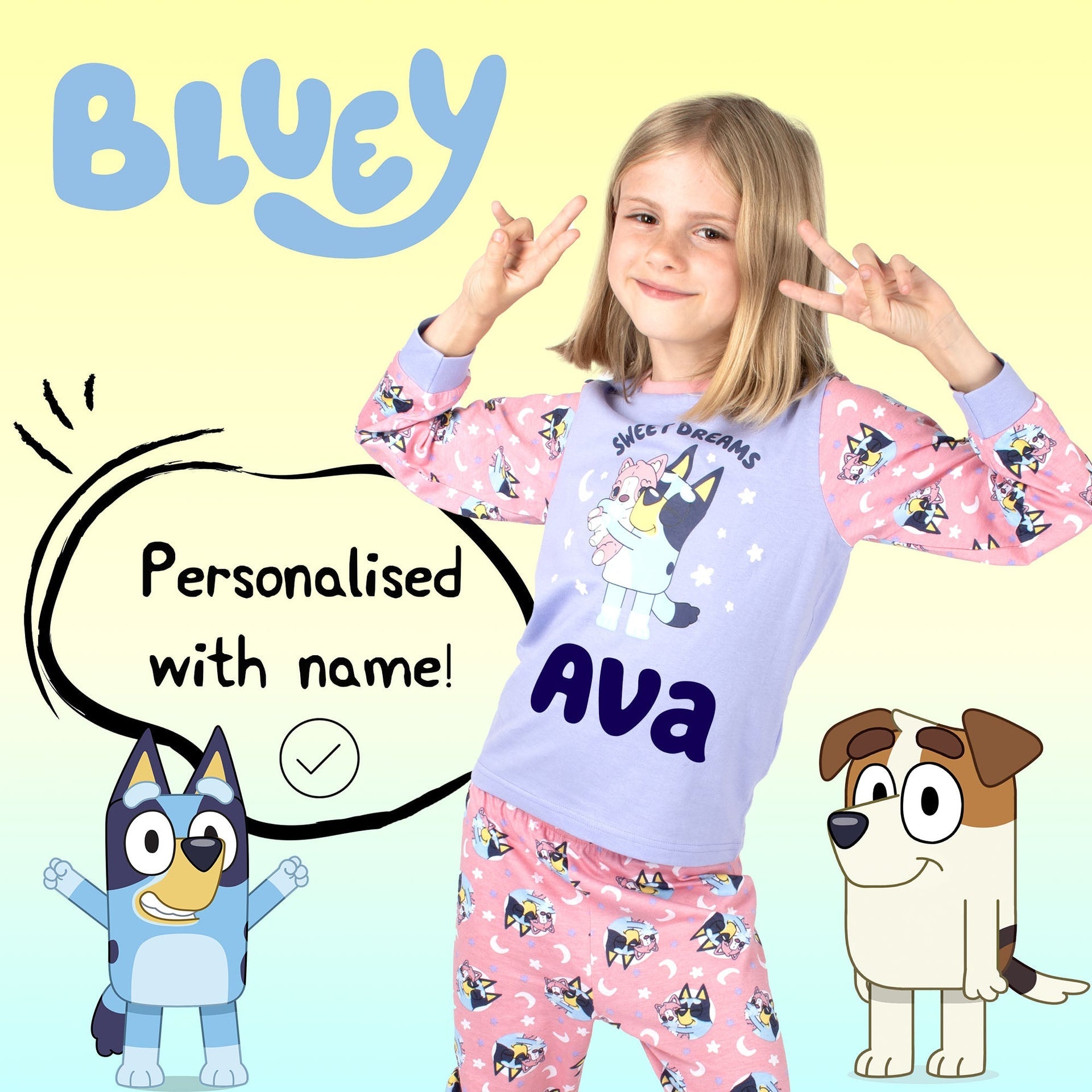 Pyjama – Bluey -violet