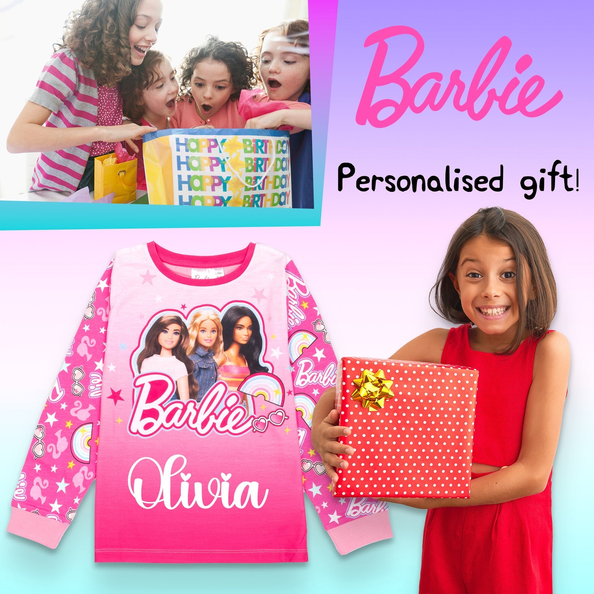 Pyjama – Barbie -rose