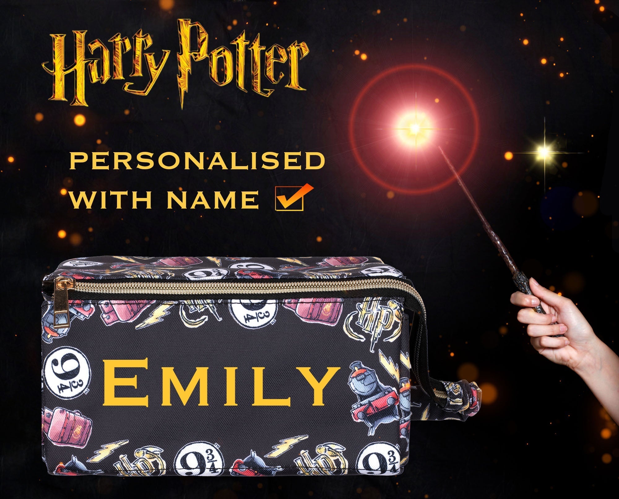 Trousse de maquillage – Harry Potter – noir
