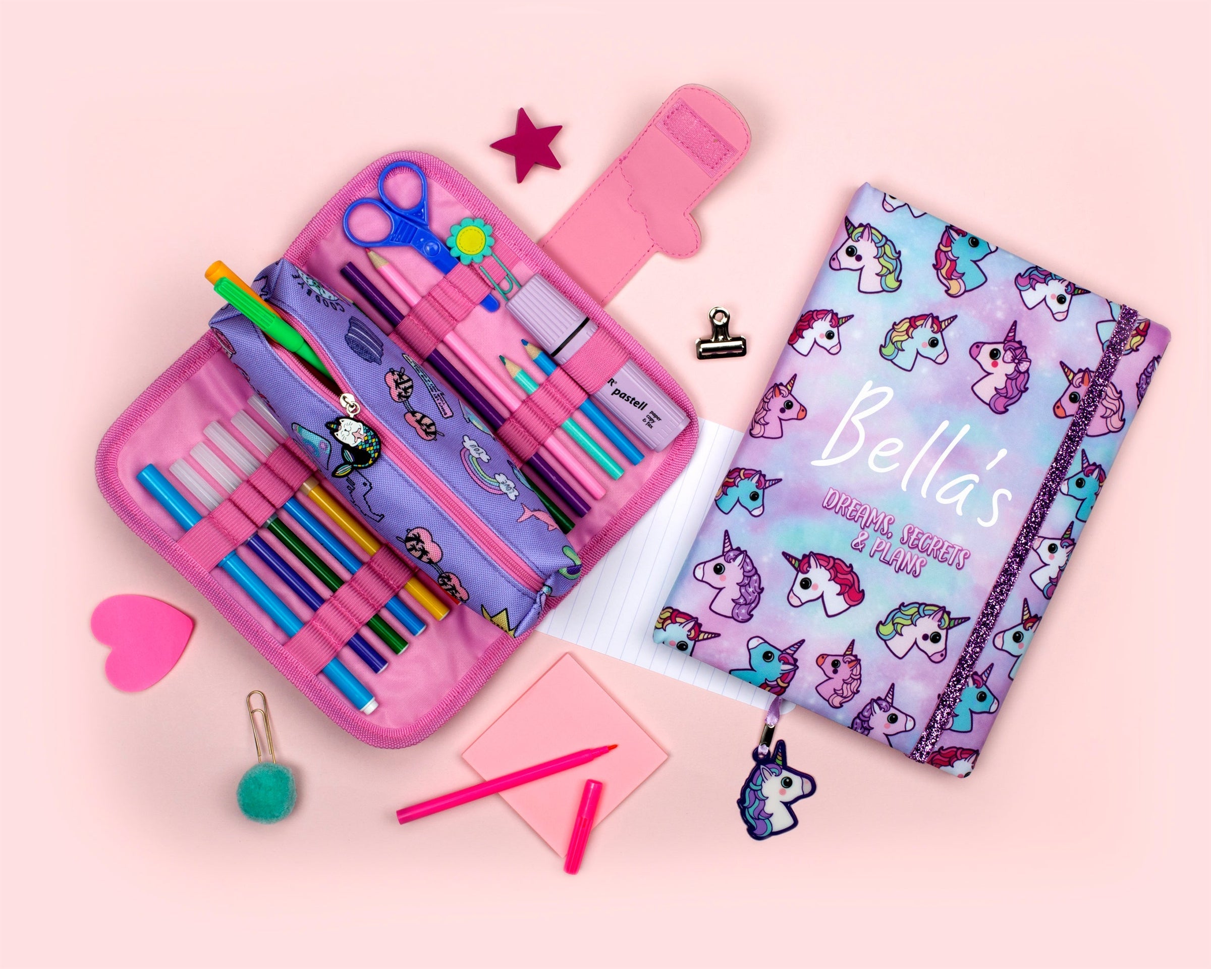 carnet – Pastel licorne
