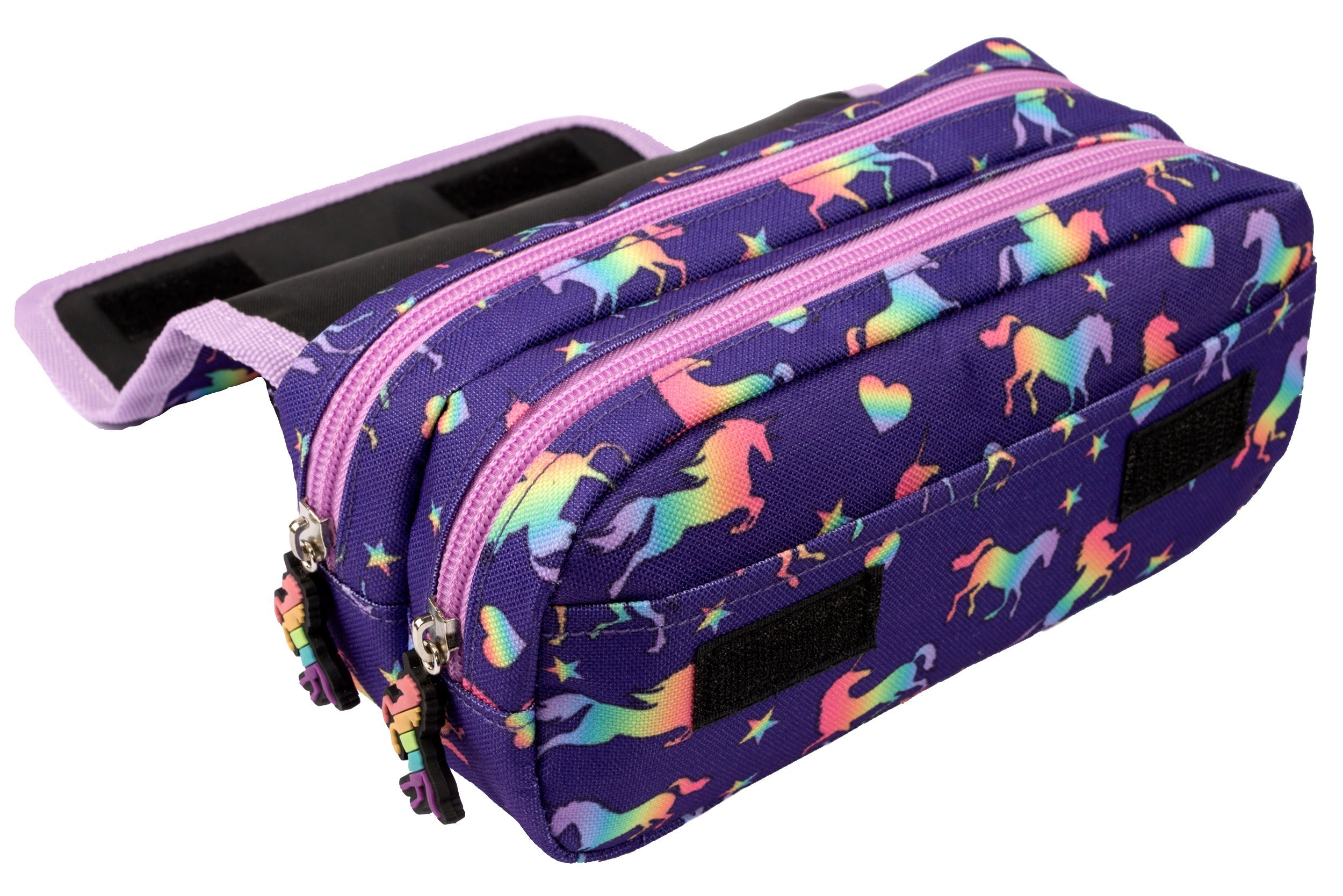 Trousse scolaire – violet licorne