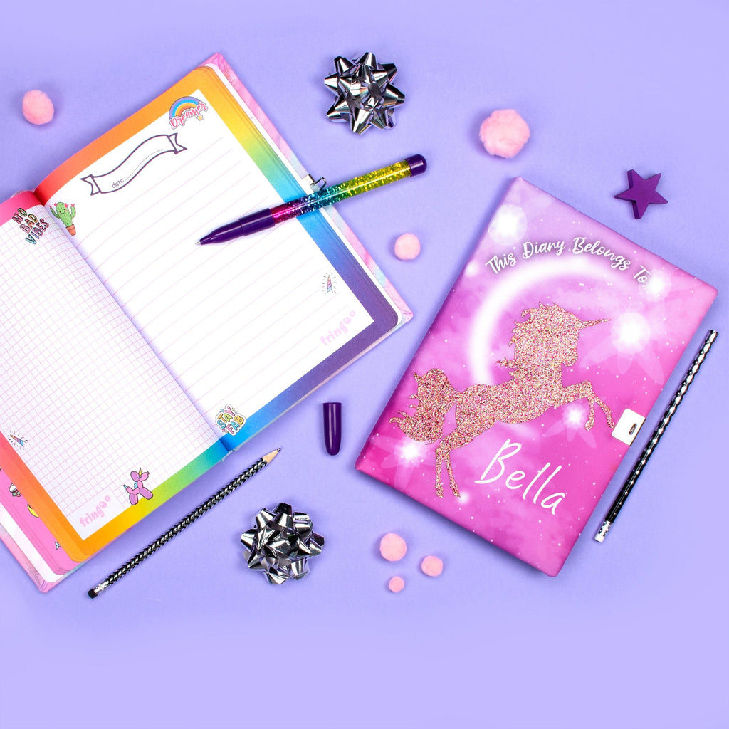Carnet – pailleté licorne