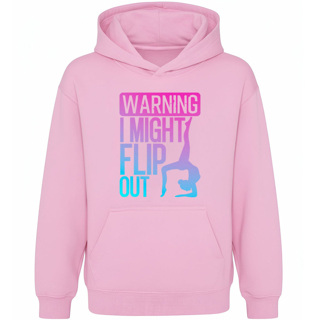 Sweat à capuche gymnastique – Fringoo Gymnastic for Cotton Rich Soft Hooded – Gymnastic Flip out- rose