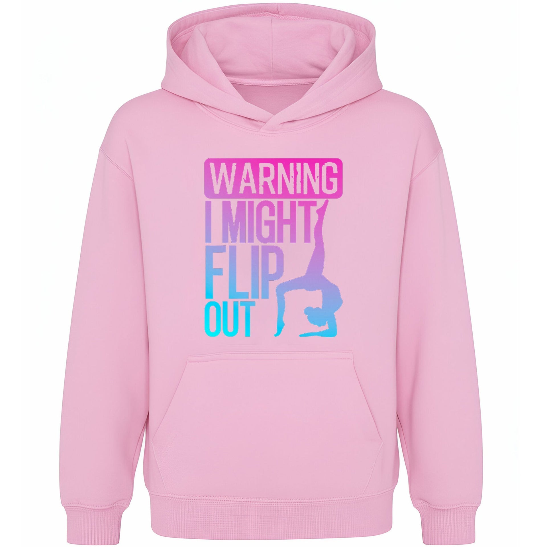 Sweat à capuche gymnastique – Fringoo Gymnastic for Cotton Rich Soft Hooded – Gymnastic Flip out- rose