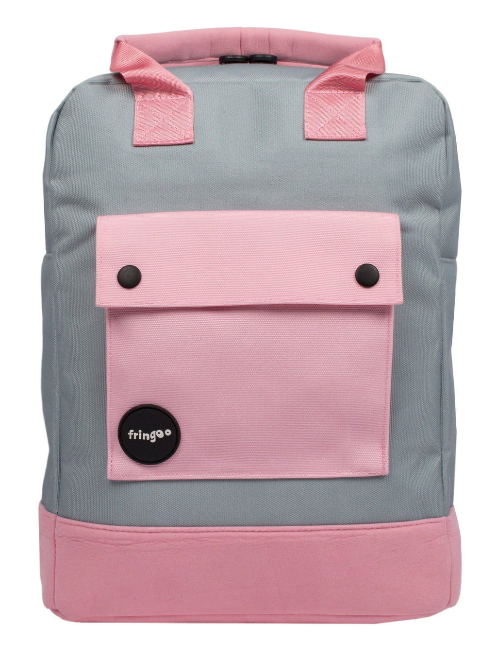 gris et rose Teen sac à dos