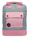 gris et rose Teen sac à dos