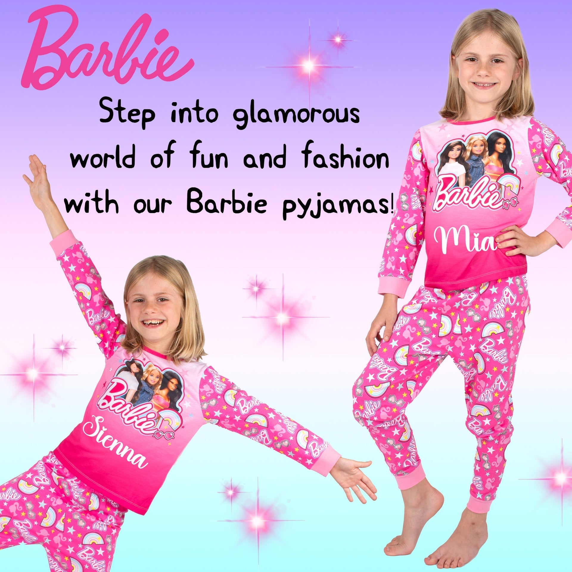 Pyjama – Barbie -rose
