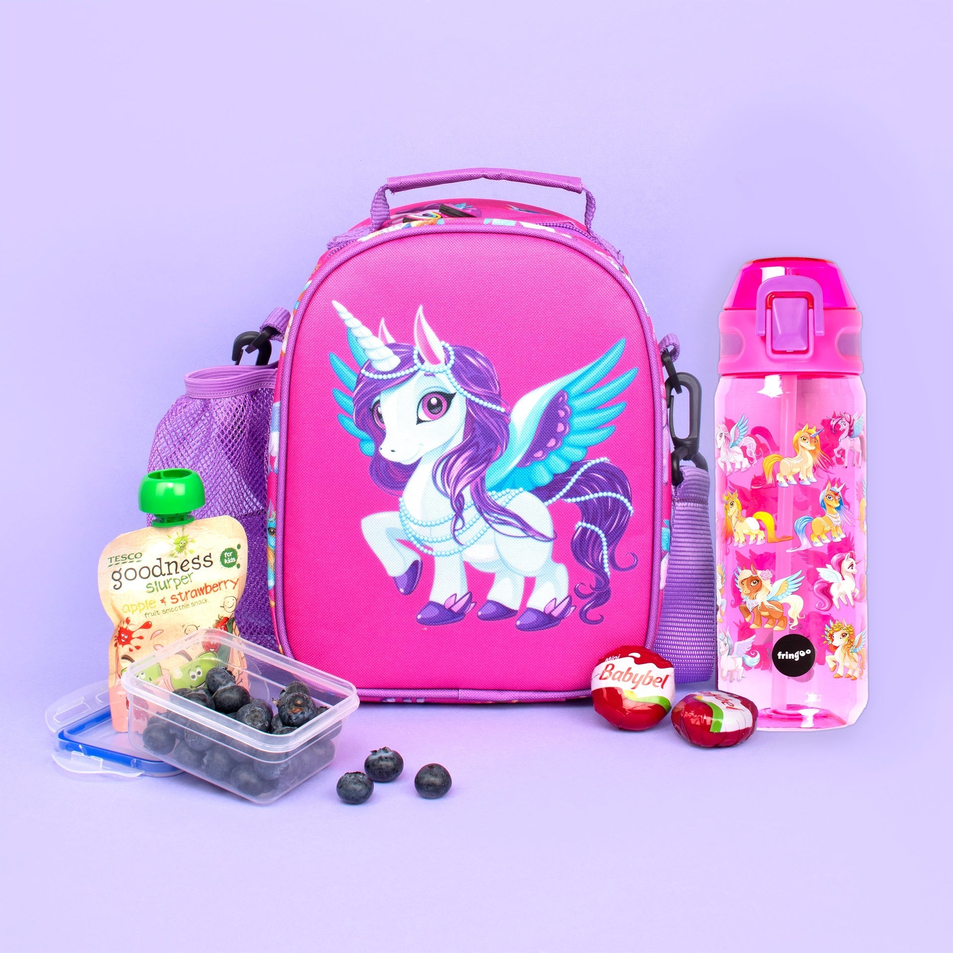 Gourde – avec paille 600 ml – Magic licorne