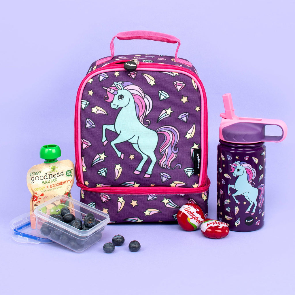 Sac repas à deux compartiments – Diamond licorne