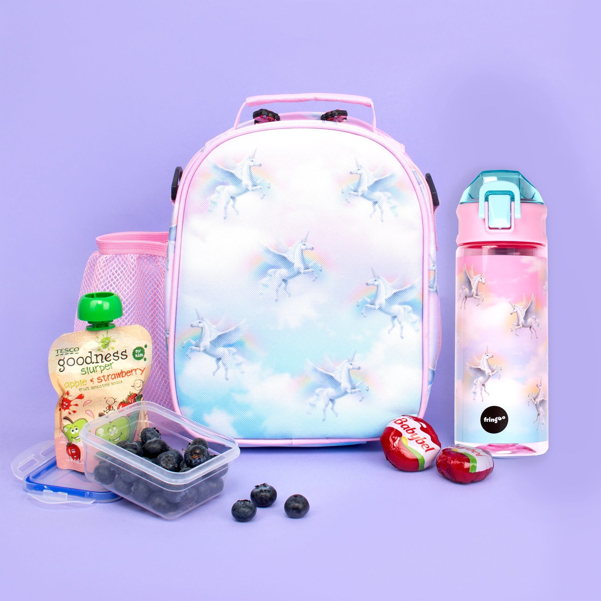Gourde à bouchon rabattable – à bouchon rabattable 600ml – licorne Sky