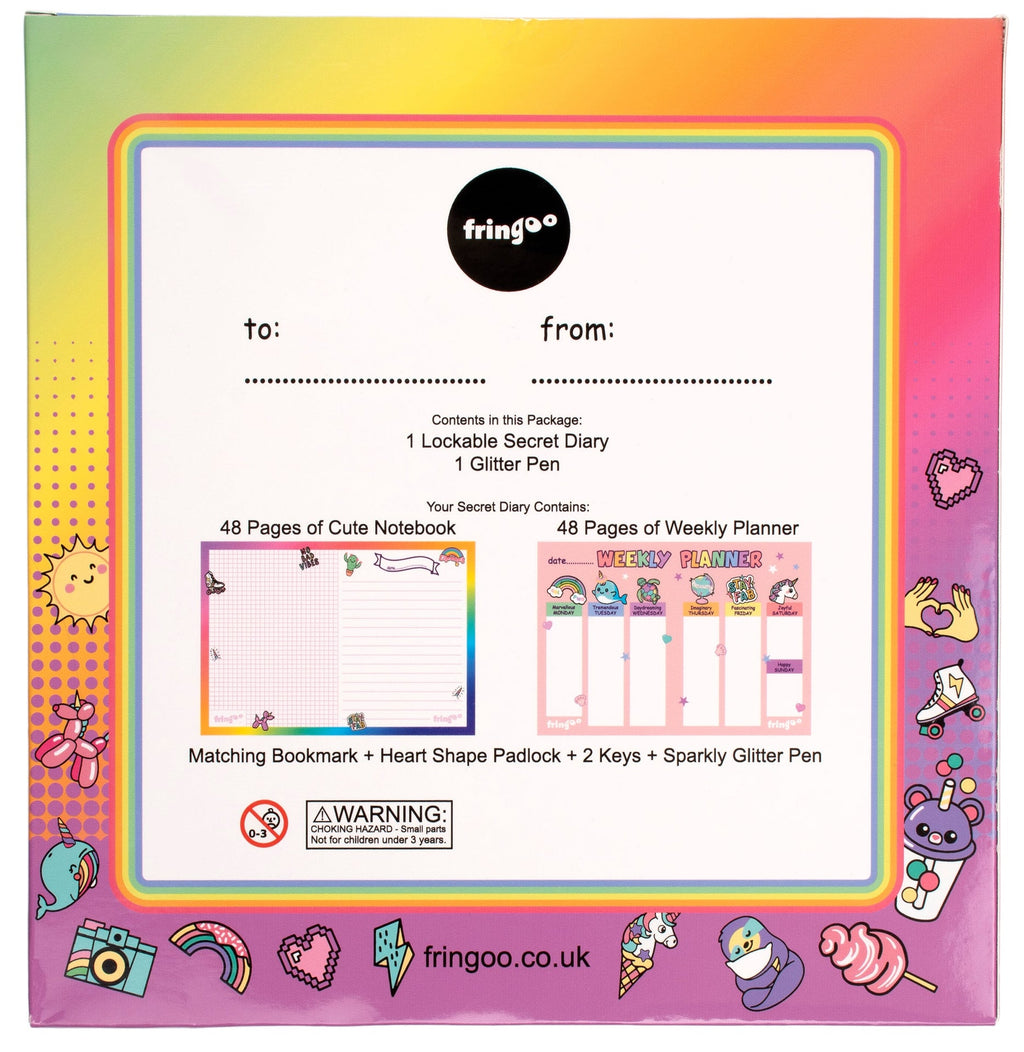 Journal secret pailleté – pailleté – licorne