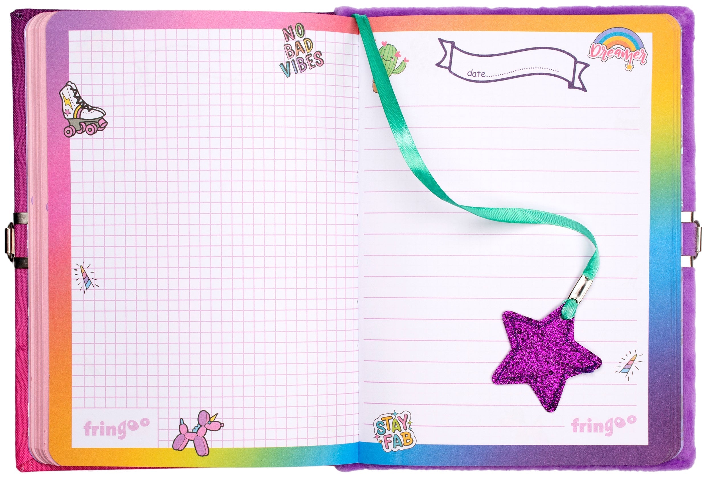 Journal secret pailleté – sirène