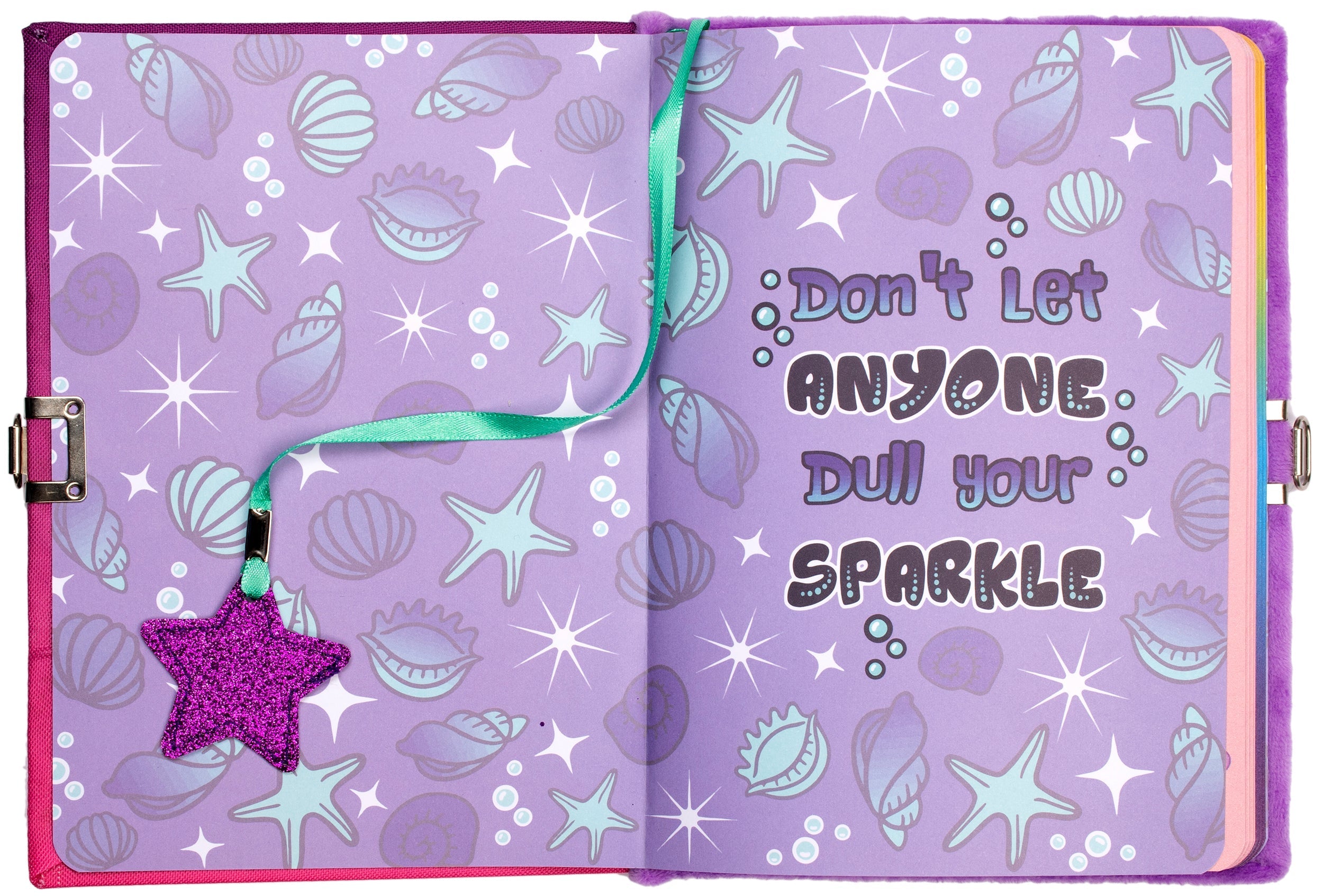 Journal secret pailleté – sirène