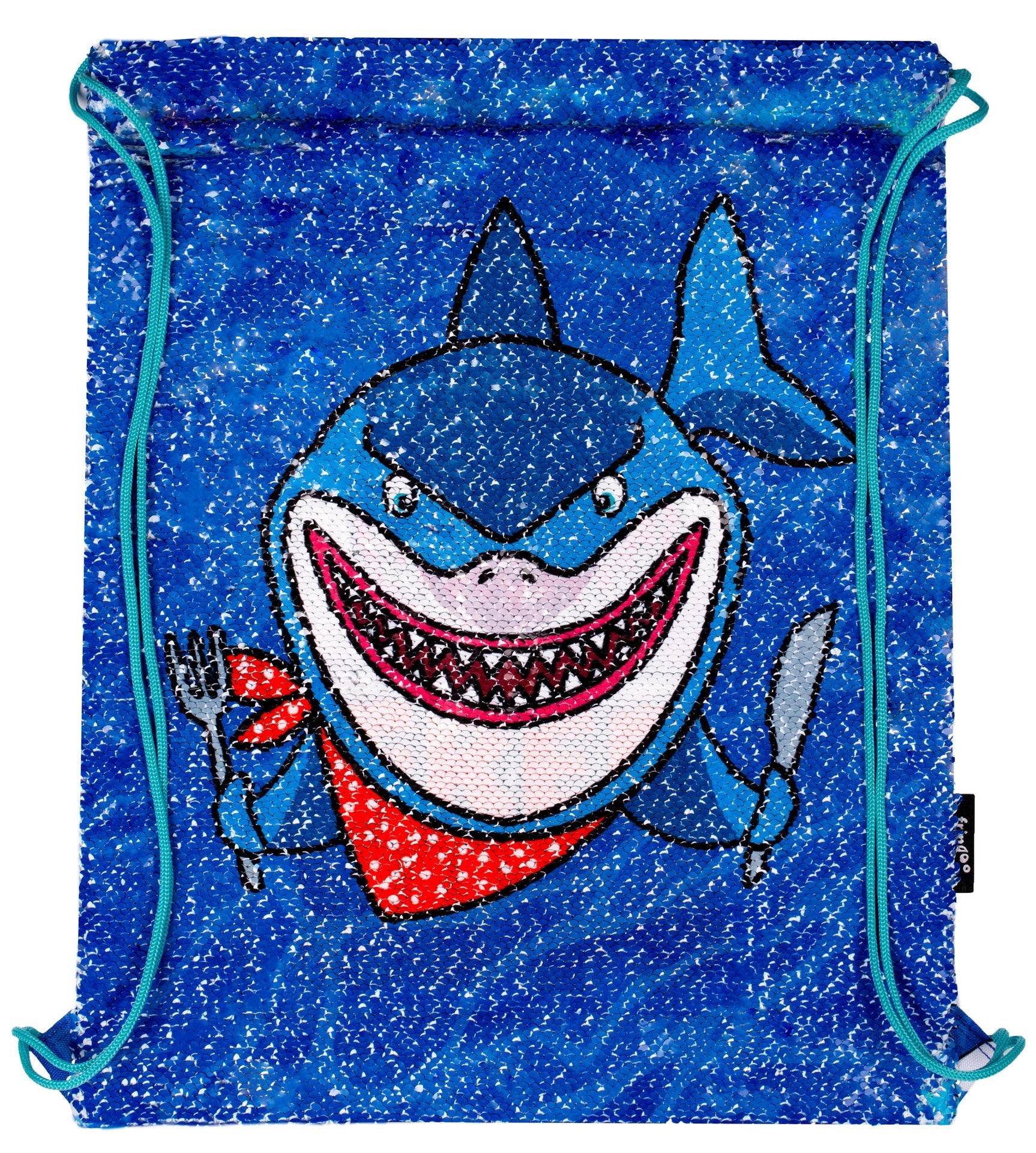 à sequins Drawstring sac à dos – Shark's Hug