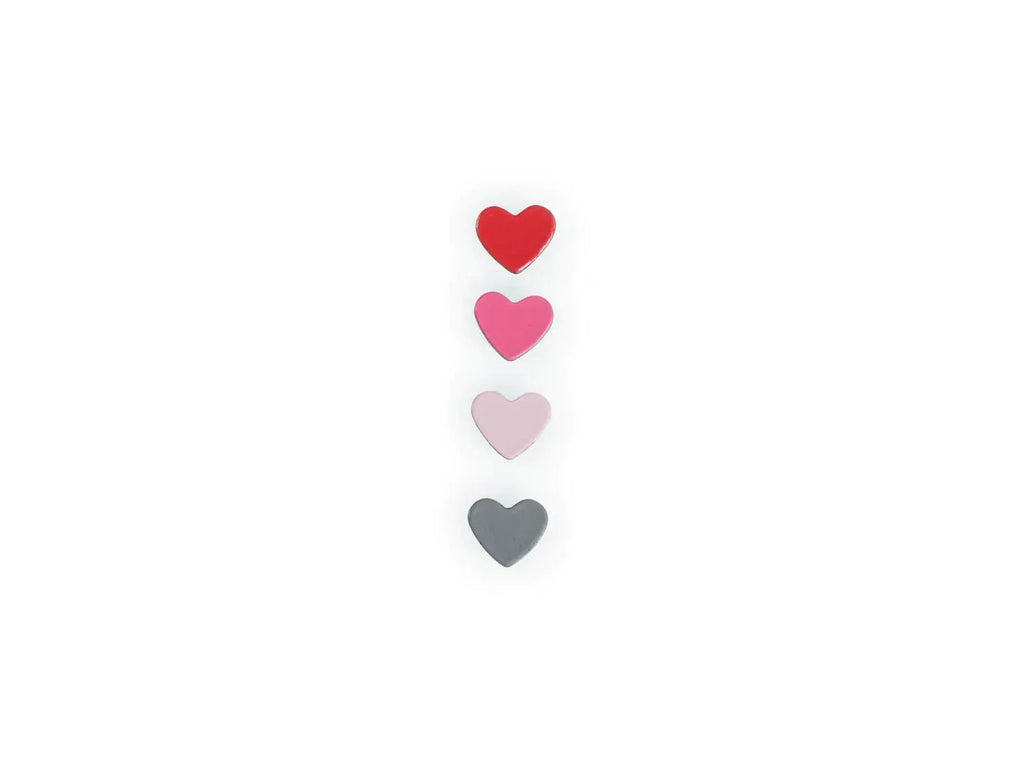 pack de 40 magnets coeur bitten